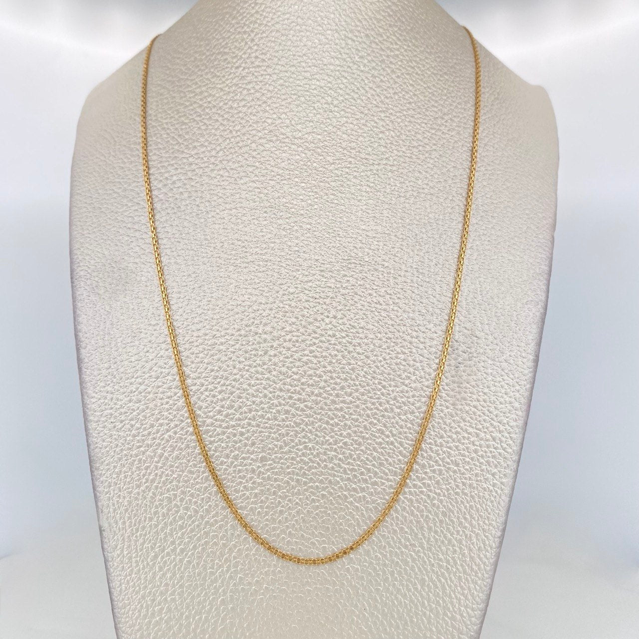 Cadena China 3.1g / 60cm / 1.3mm Oro Amarillo 18K