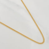 Cadena Cubana 2.5g / 50cm / 1.7mm Oro Amarillo 18K