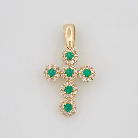 Dije Cruz Tupida 1.6g / 2.3cm Oro Amarillo 18K