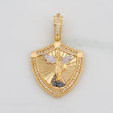 Dije San Miguel Arcángel 6.25g / 3.5cm Tres Oros 18K