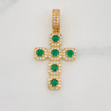 Dije Cruz Tupida 3.45g / 3.5cm Oro Amarillo 18K