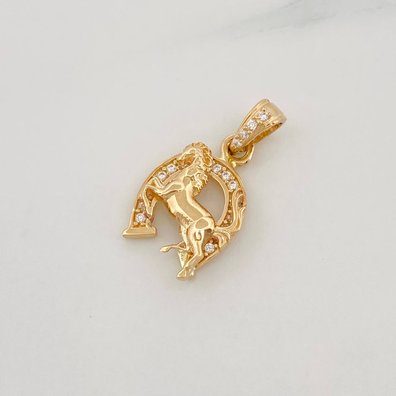 Dije Herradura Caballo 1.75g / 2cm Oro Amarillo 18K
