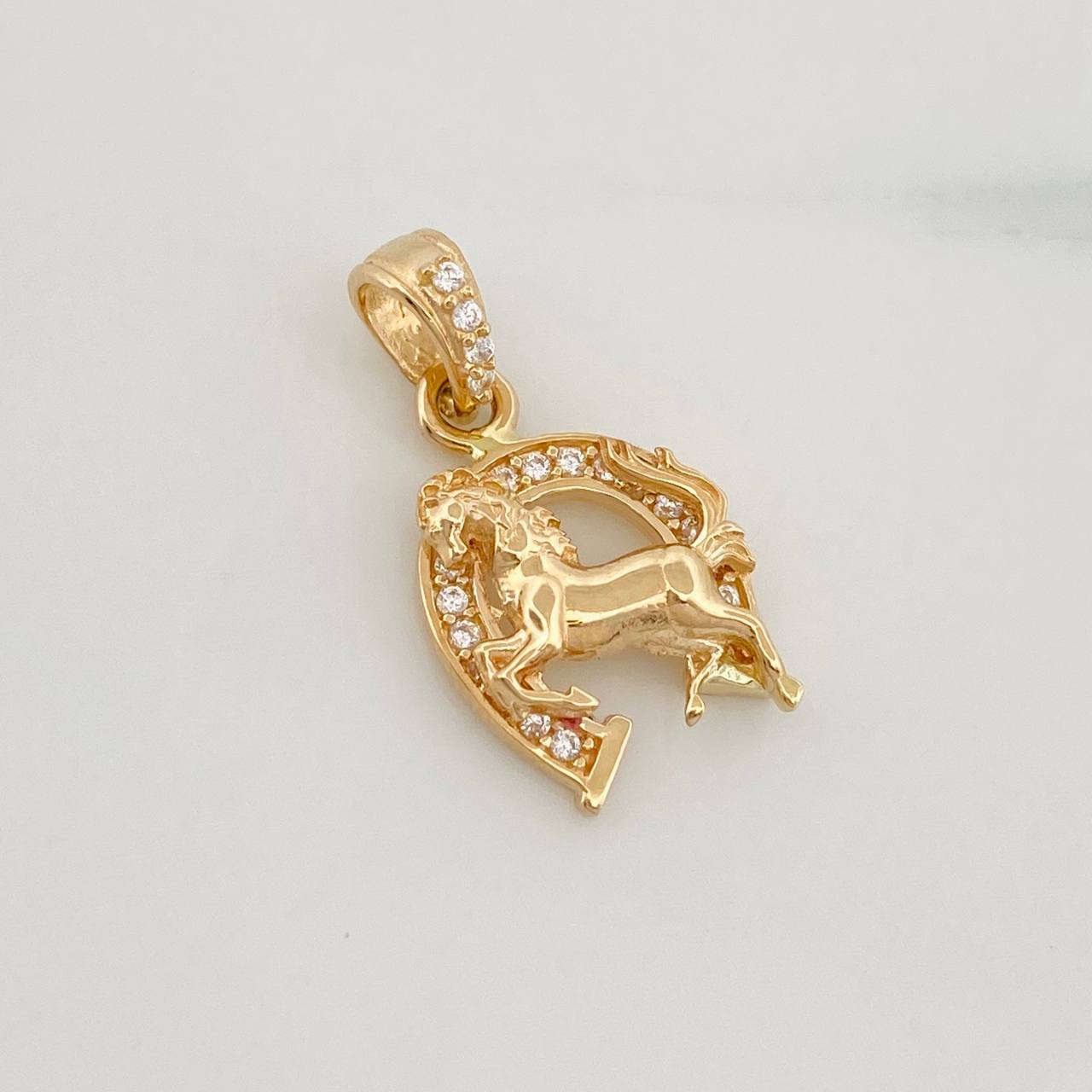 Dije Herradura Caballo 1.75g / 2cm Oro Amarillo 18K