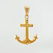 Dije Ancla 2.8gr / 4.05cm / Oro Amarillo 18K