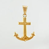 Dije Ancla 2.8gr / 4.05cm / Oro Amarillo 18K