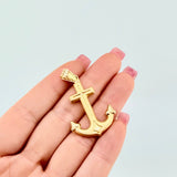 Dije Ancla 2.8gr / 4.05cm / Oro Amarillo 18K