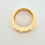 Anillo Trio Bolas De Fuego 10.95gr / T10 / Oro Amarillo 18K