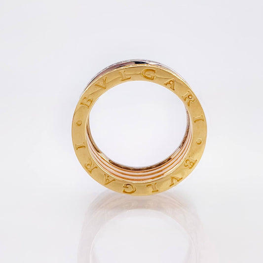 Anillo Rustico BV 14.7gr / T10 / Tres Oros 18K