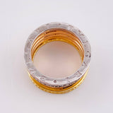 Anillo Rustico BV 14.7gr / T10 / Tres Oros 18K