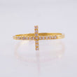 Anillo Cruz 1.4gr / T7 3/4 / Oro Amarillo 18K