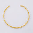 Pulso Ice 7.1g / 20.2cm / 3.1mm Dos Oros Amarillo Blanco 18K