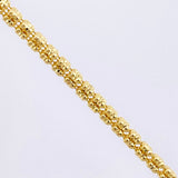 Pulso Ice 7.1g / 20cm / 3.1mm Dos Oros Amarillo Blanco 18K