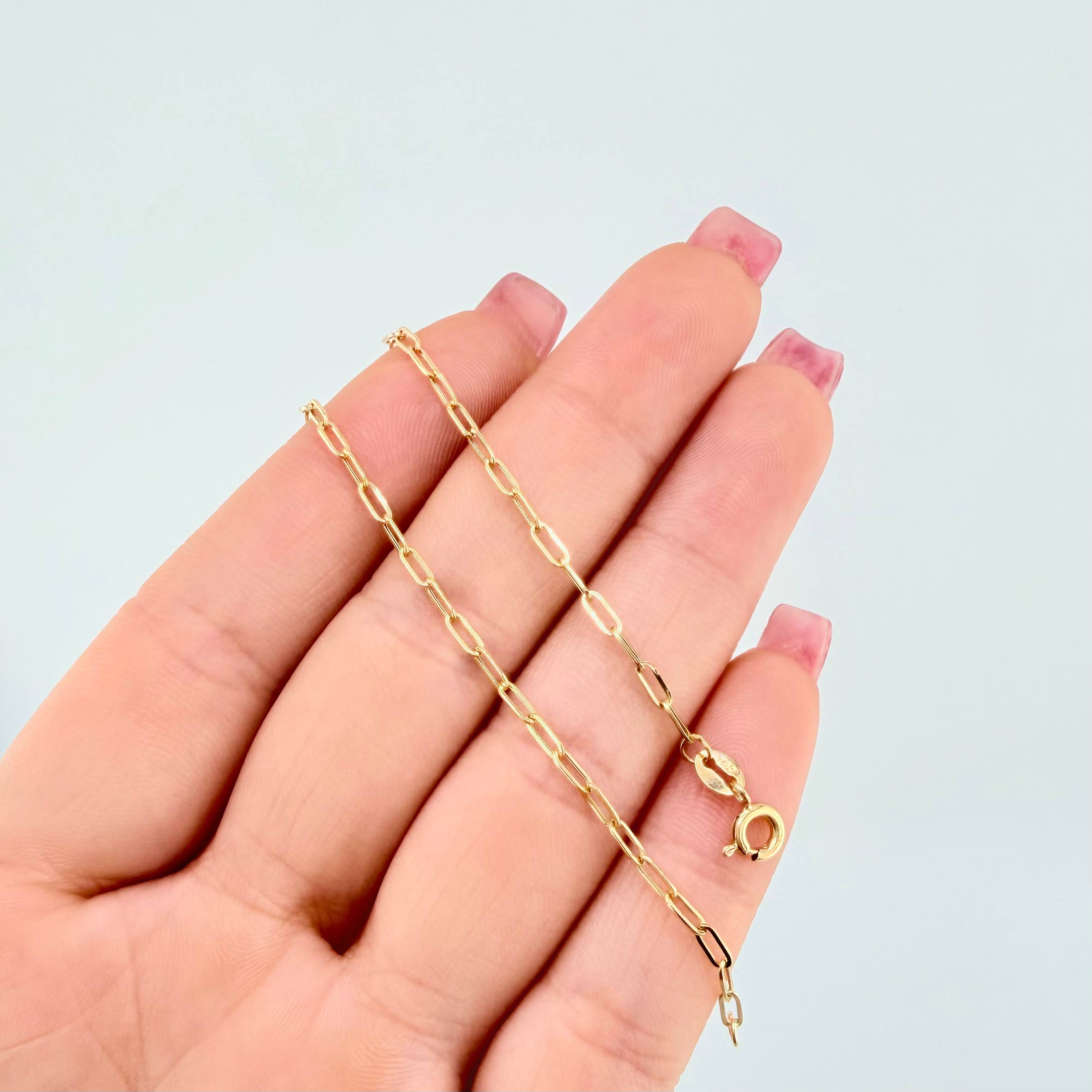 Pulso Cajon 0.6gr / 18,5 /2mm Oro Amarillo +3 18K