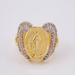 Anillo Milagrosa Angelical 6.5gr / T7 / Oro Amarillo 18K *