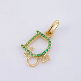 Dije Dios 1.05gr / 2cm / Oro Amarillo 18K *