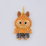 Dije Conejo Sonriente 3.8 g / 2.8 cm Oro Amarillo 18K