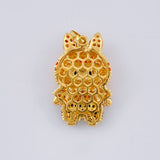 Dije Conejo Sonriente 3.8 g / 2.8 cm Oro Amarillo 18K