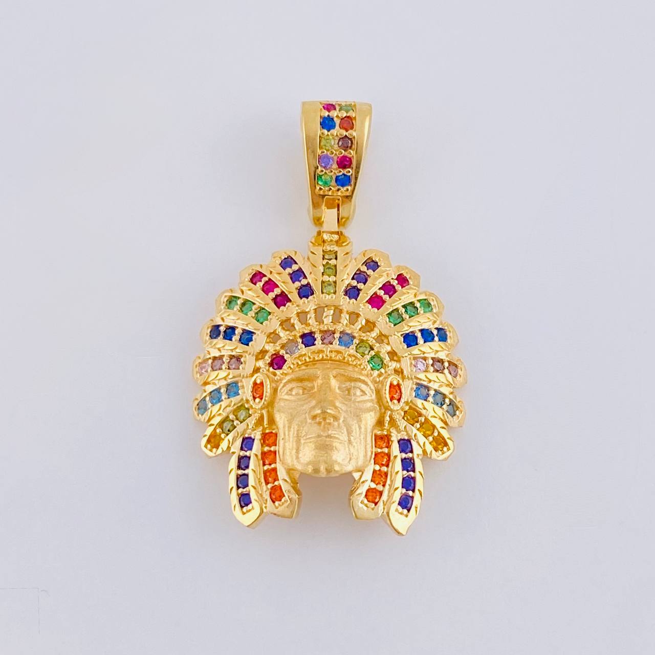 Dije Indio 4.7 g / 3.1 cm Oro Amarillo 18K