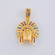 Dije Indio 4.7 g / 3.1 cm Oro Amarillo 18K