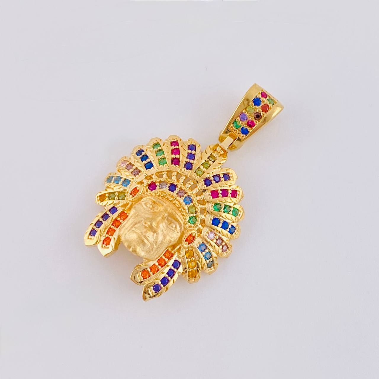 Dije Indio 4.7 g / 3.1 cm Oro Amarillo 18K