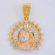 Dije Rostro De Cristo 7.65 g / 3.5 cm Tres Oros 18K