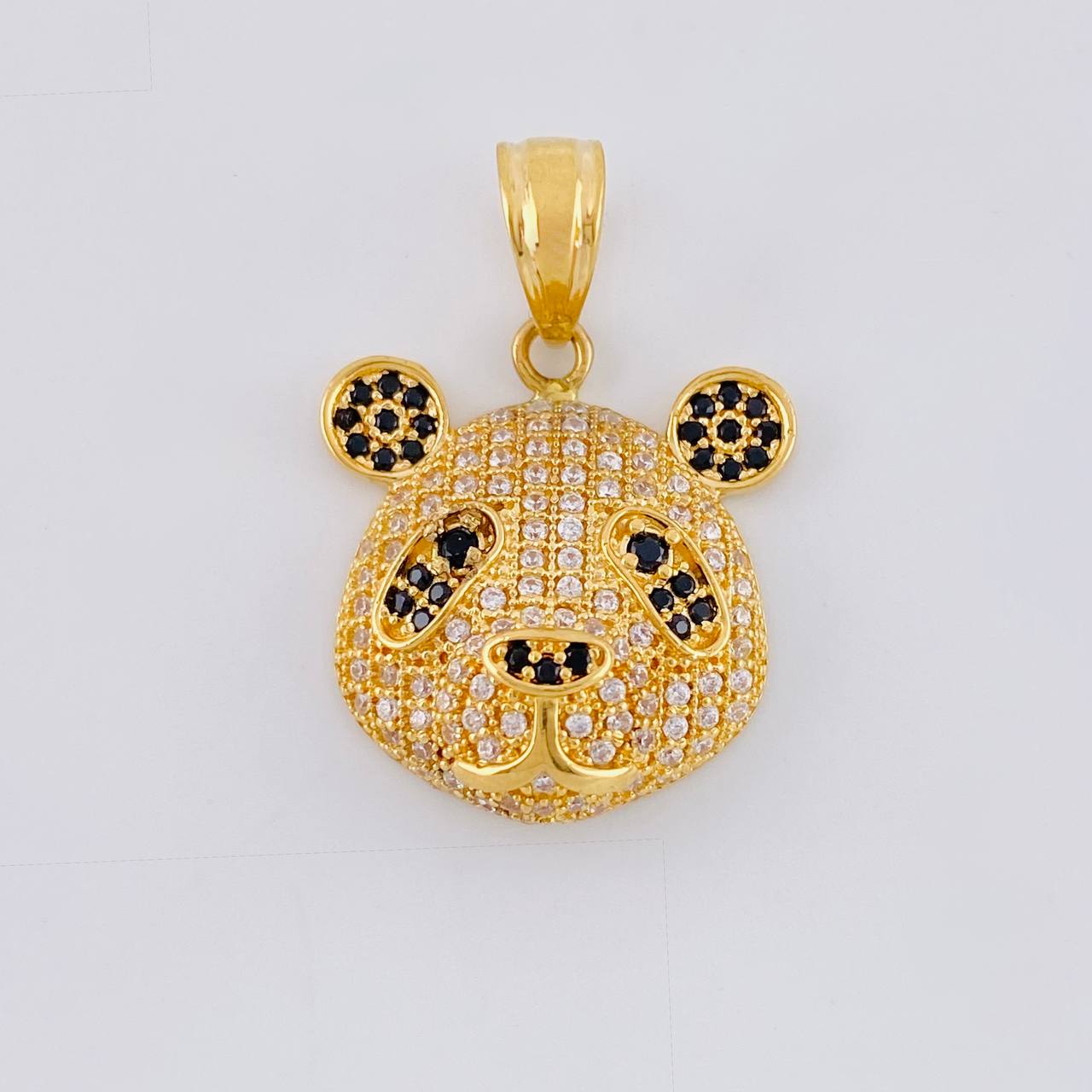 Dije Rostro Oso Panda 4.55 g / 2.6 cm Oro Amarillo 18K