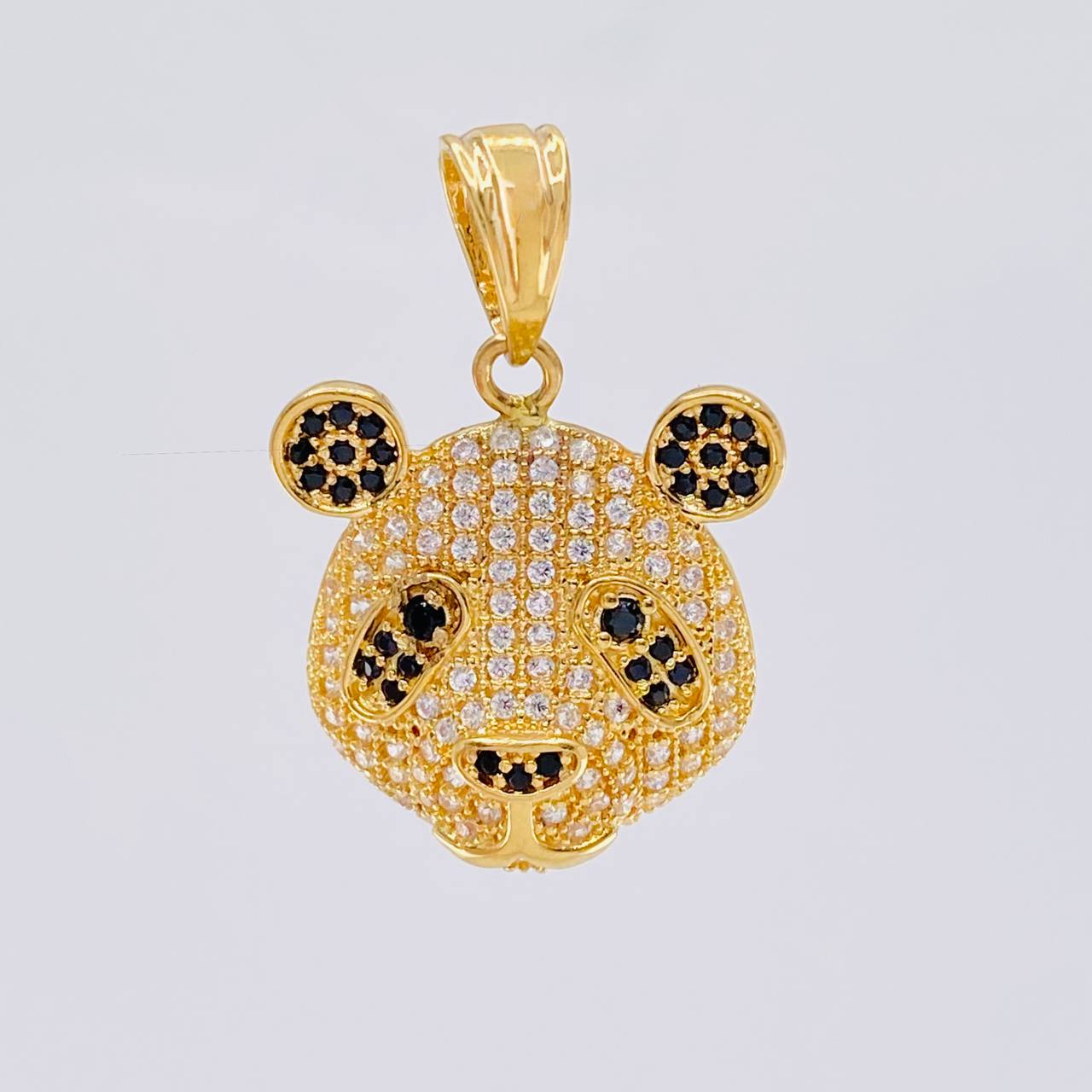 Dije Rostro Oso Panda 4.55 g / 2.6 cm Oro Amarillo 18K
