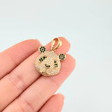 Dije Rostro Oso Panda 4.55 g / 2.6 cm Oro Amarillo 18K