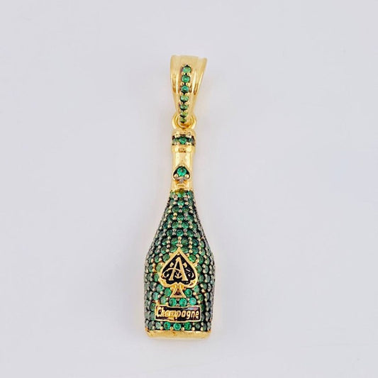 Dije Botella De Champagne 4.2 g / 3.7 cm Oro Amarillo 18K