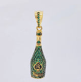 Dije Botella De Champagne 4.2 g / 3.7 cm Oro Amarillo 18K