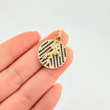 Dije Medalla Caballo 3.75 g / 3.8 cm Oro Amarillo 18K
