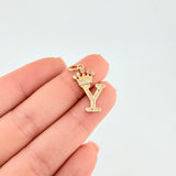 Dije Corona Letra Y 1.65g / 2.6cm Oro Amarillo 18K