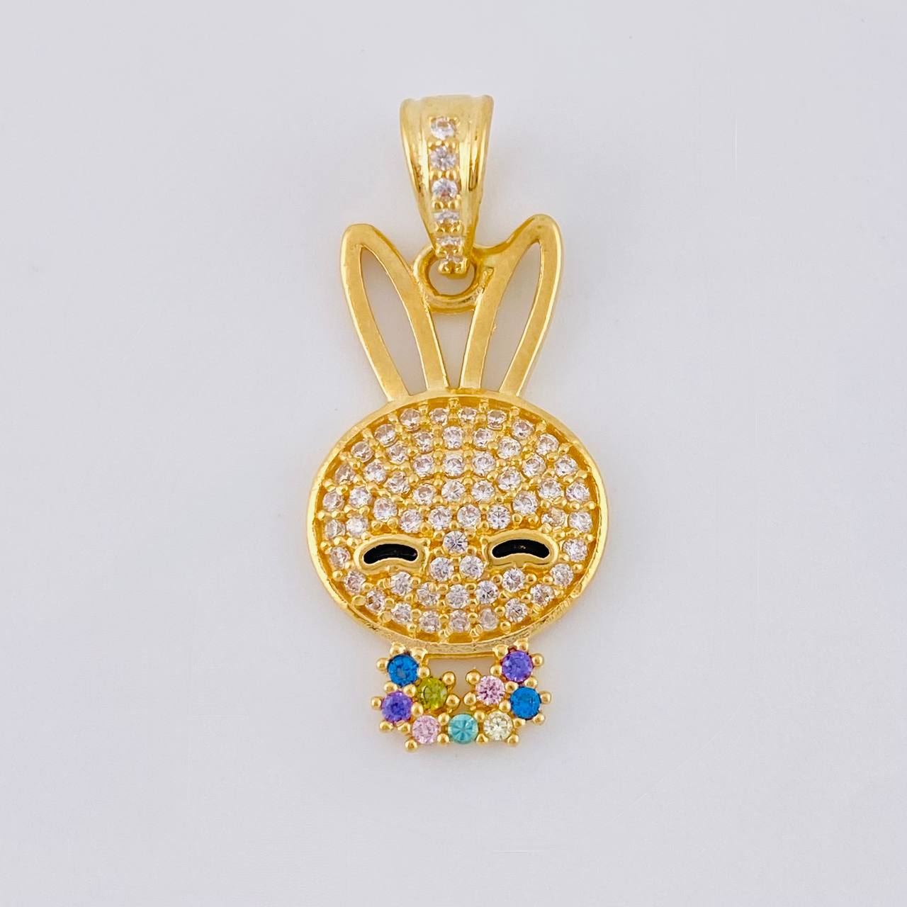 Dije Rostro Conejo 2.35 g / 2.7 cm Oro Amarillo 18K