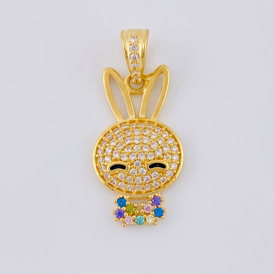 Dije Rostro Conejo 2.35 g / 2.7 cm Oro Amarillo 18K