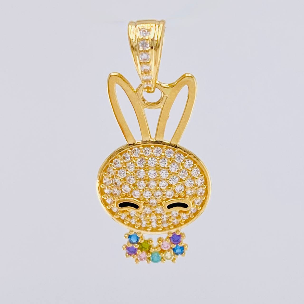 Dije Rostro Conejo 2.35 g / 2.7 cm Oro Amarillo 18K