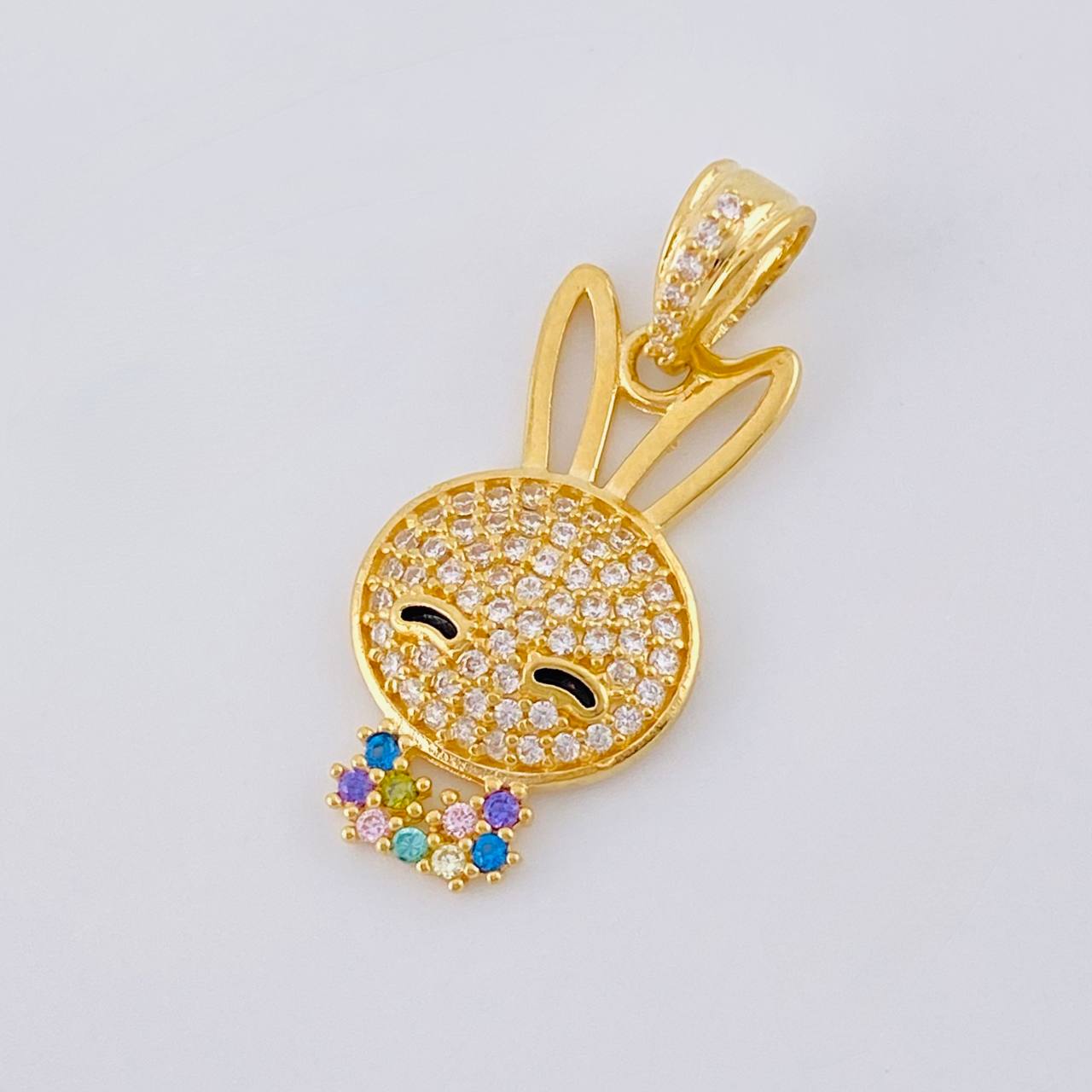 Dije Rostro Conejo 2.35 g / 2.7 cm Oro Amarillo 18K