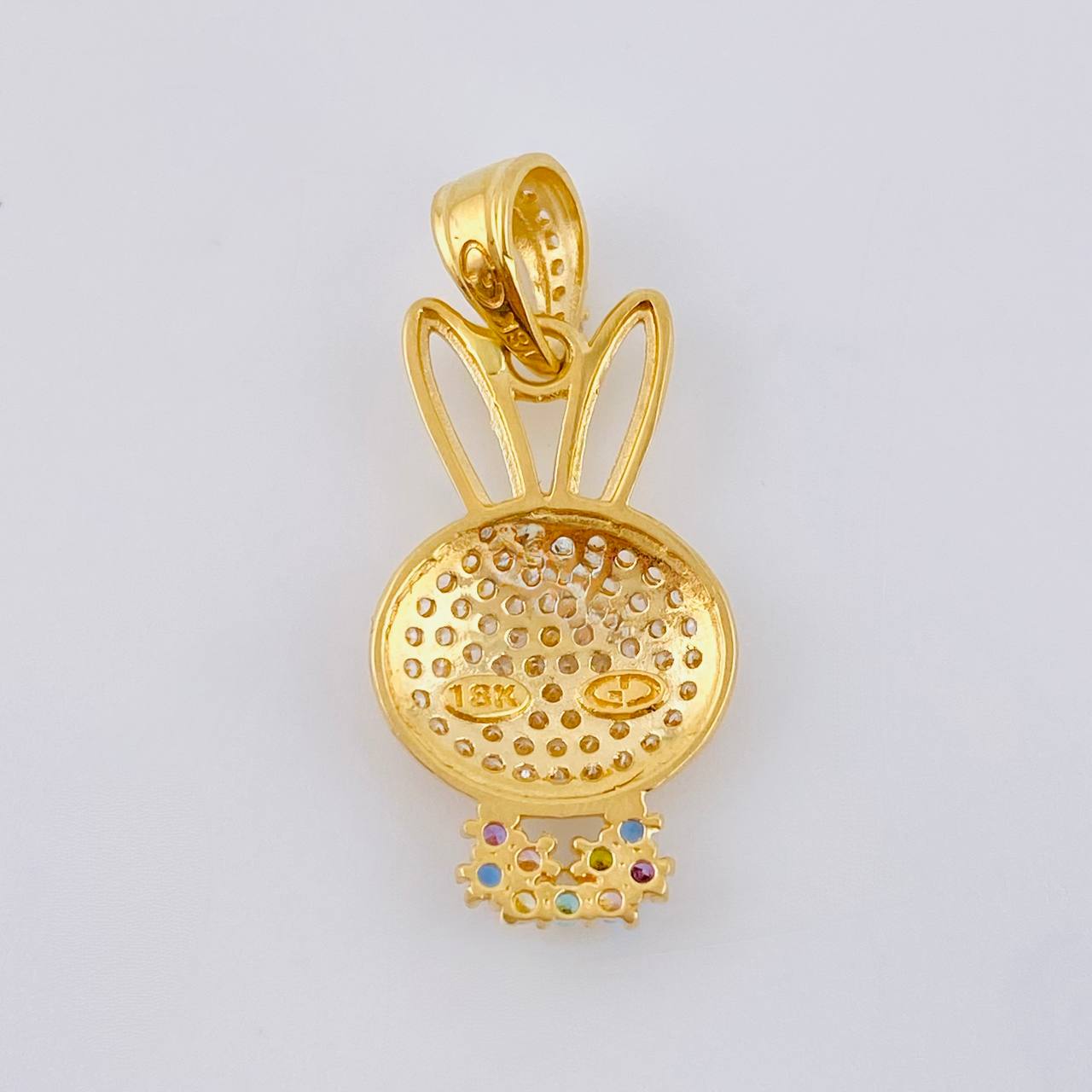 Dije Rostro Conejo 2.35 g / 2.7 cm Oro Amarillo 18K