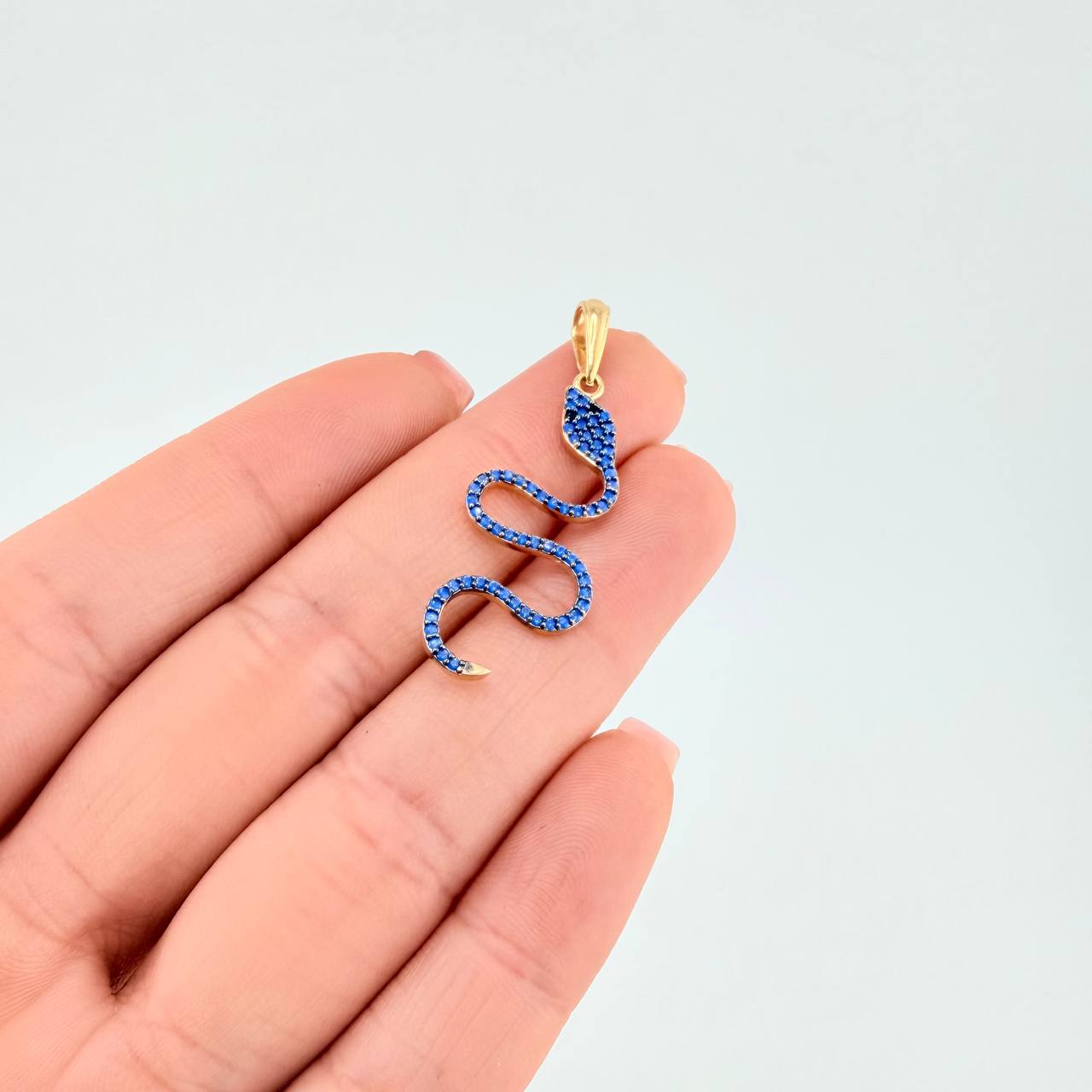 Dije Serpiente 1.8 g / 3.9 cm Oro Amarillo 18K