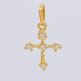 Dije Cruz Flecha 0.7 g / 2 cm Oro Amarillo 18K