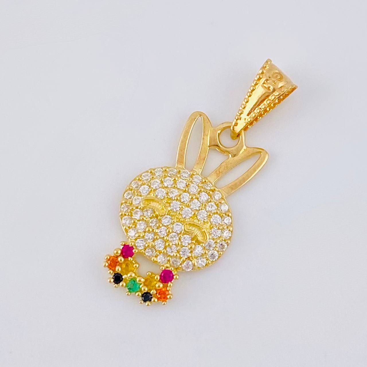 Dije Rostro Conejo 1.4 g / 2.6 cm Oro Amarillo 18K