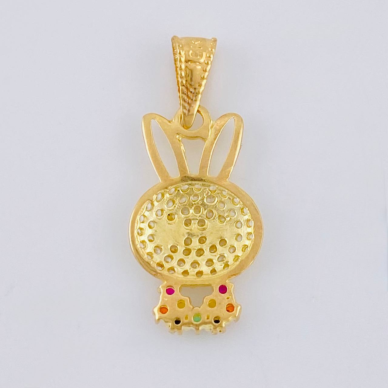 Dije Rostro Conejo 1.4 g / 2.6 cm Oro Amarillo 18K