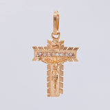 Dije Cruz Señor De Los Milagros 2 g / 2.6 cm Oro Rosa 18K
