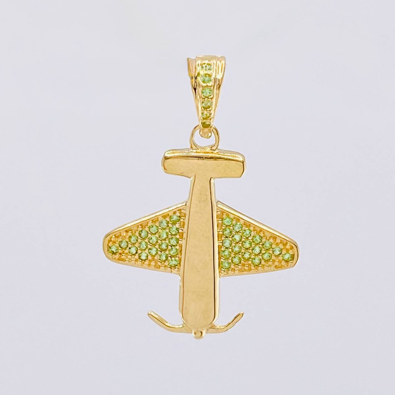 Dije Avión 2.65 g / 2.9 cm Oro Amarillo 18K