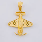 Dije Avión 2.65 g / 2.9 cm Oro Amarillo 18K
