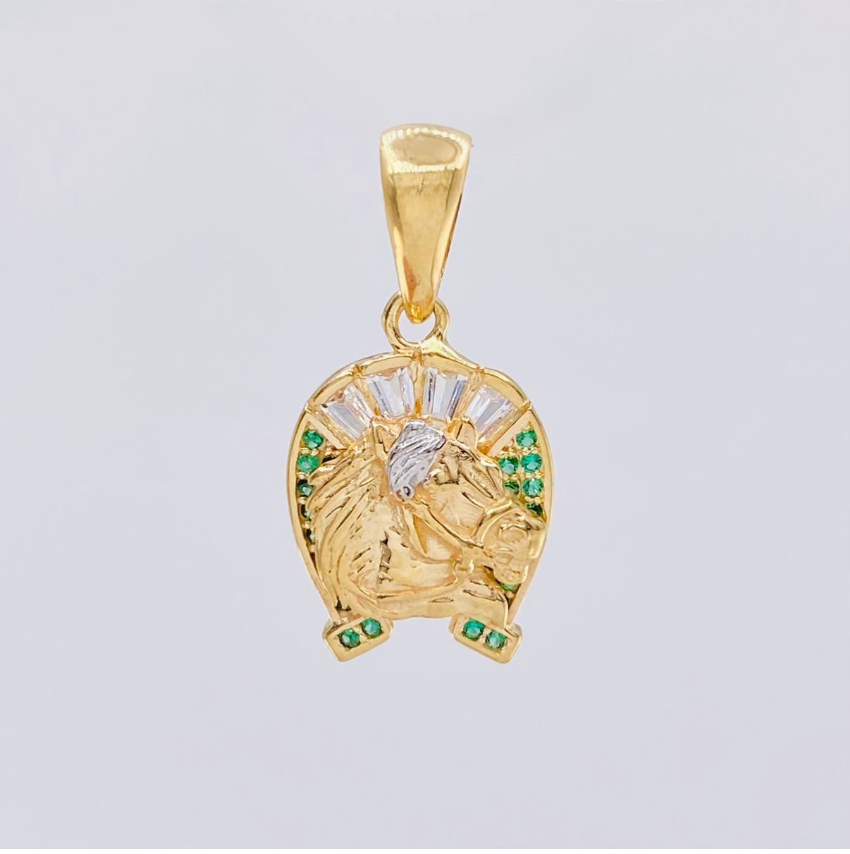 Dije Herradura Caballo 2.6 g / 2.5 cm Oro Amarillo 18K
