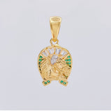 Dije Herradura Caballo 2.6 g / 2.5 cm Oro Amarillo 18K