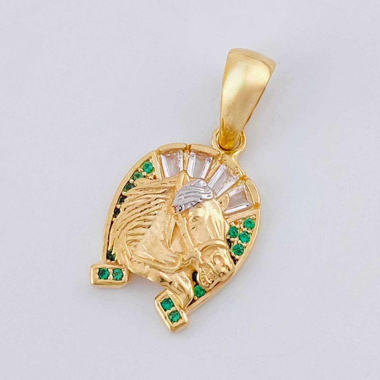 Dije Herradura Caballo 2.6 g / 2.5 cm Oro Amarillo 18K