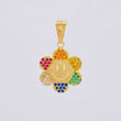 Dije Flor Animado 2.1 g / 2.5 cm Oro Amarillo 18K