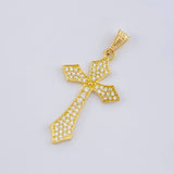 Dije Cruz Gotica 1.95 g / 3.6 cm Oro Amarillo 18K