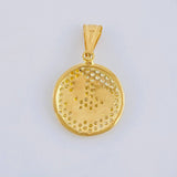 Dije Cara Feliz Tupida 1.75 g / 2.4 cm Oro Amarillo 18K